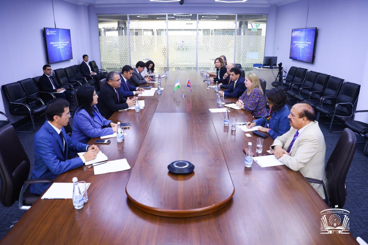 The Minister of higher education, science and innovation received the delegation of the British group to the Inter-Parliamentary Union