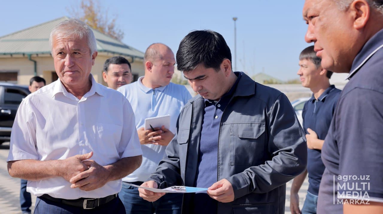 Министр сельского хозяйства в Кашкадарье