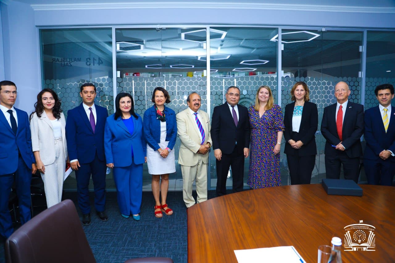 The Minister of higher education, science and innovation received the delegation of the British group to the Inter-Parliamentary Union