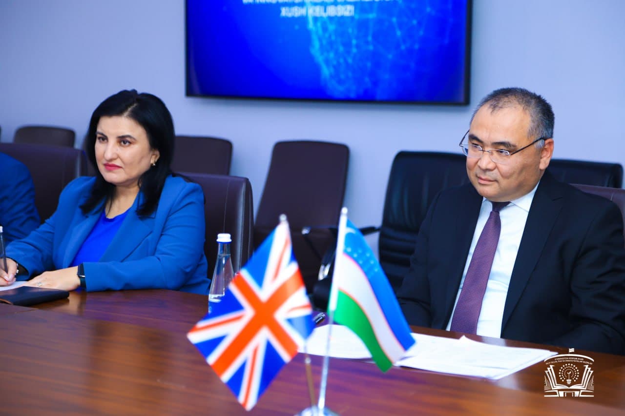 The Minister of higher education, science and innovation received the delegation of the British group to the Inter-Parliamentary Union