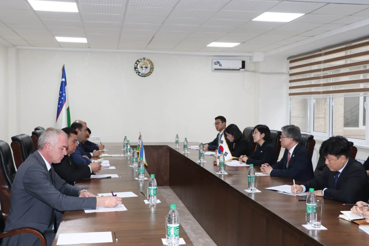 Koreya Respublikasi delegatsiyasi bilan uchrashuv o‘tkazildi