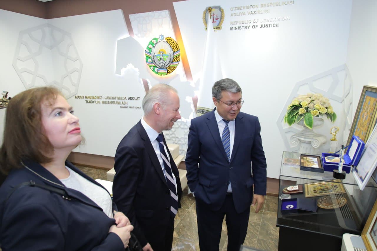Shvetsiya Qirolligi Adliya vazirligi delegatsiyasining Oʻzbekiston Respublikasiga rasmiy tashrifi