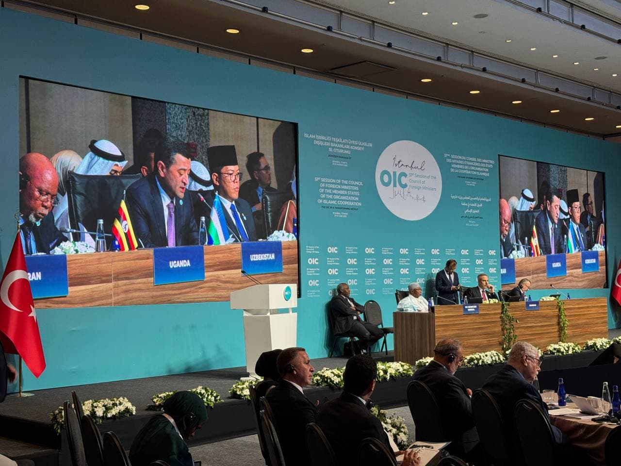 Участие делегации Узбекистана в 51-й сессии Совета министров иностранных дел ОИС