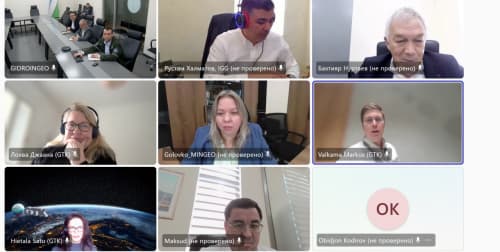 Finlyandiya geologik xizmati vakillari bilan onlayn muloqot tashkil etildi